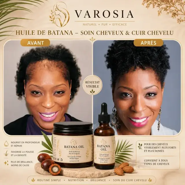 Avant et après d'une cliente Varosia